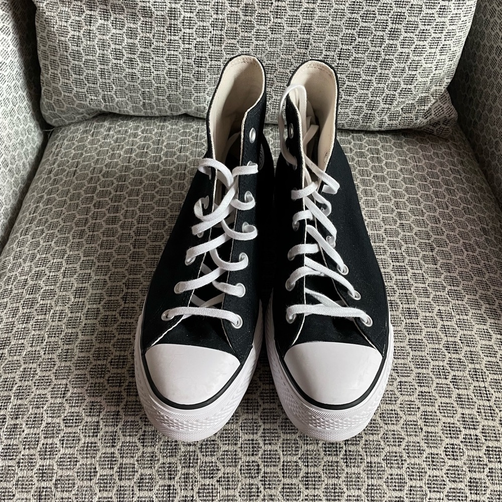 Women converse high top platform
